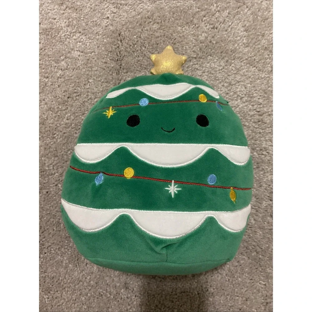 Squishmallows 8 Inch Christmas Tree Plush Stuffie Holiday Toy‎